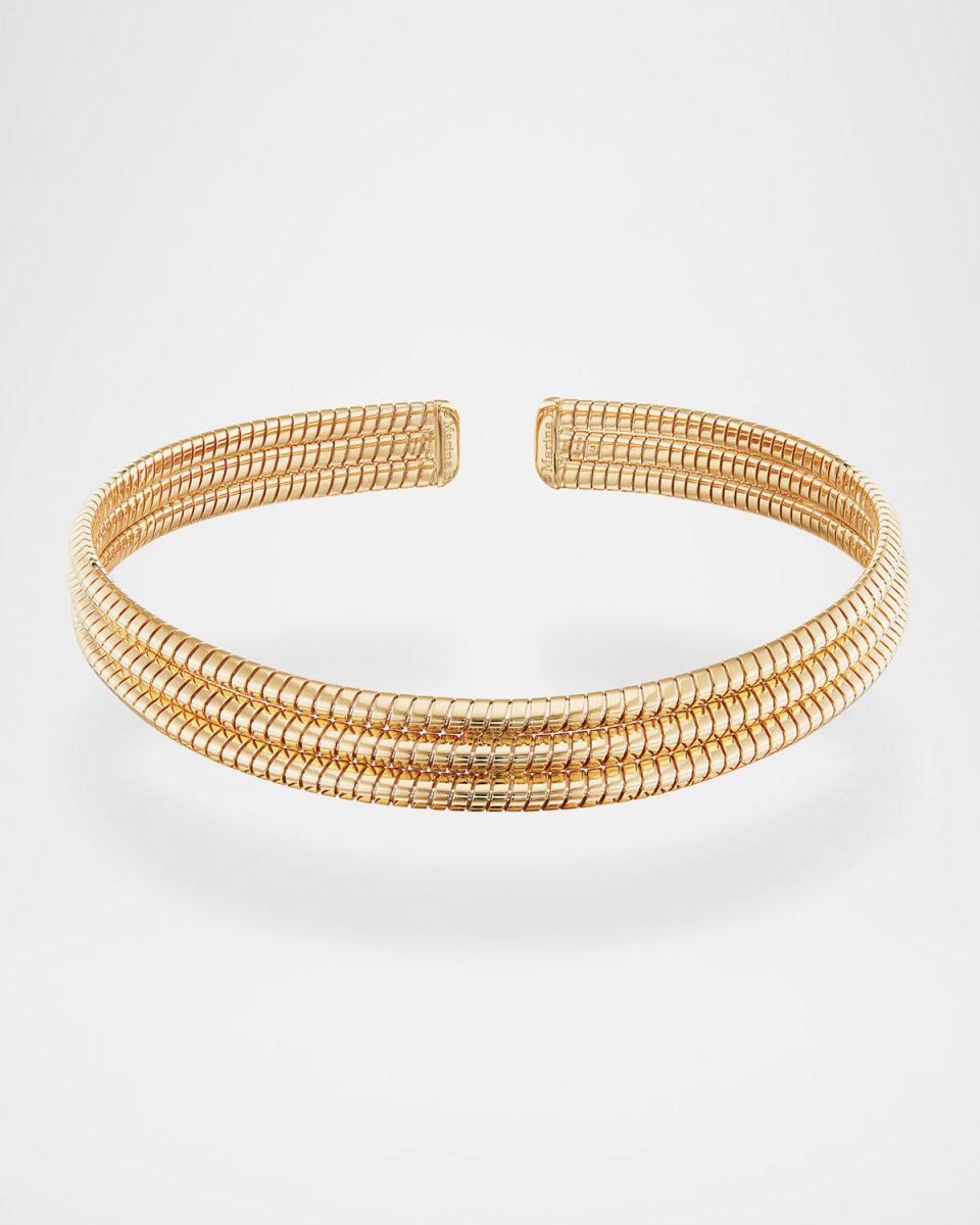 18K Yellow Gold Trisolina Collar